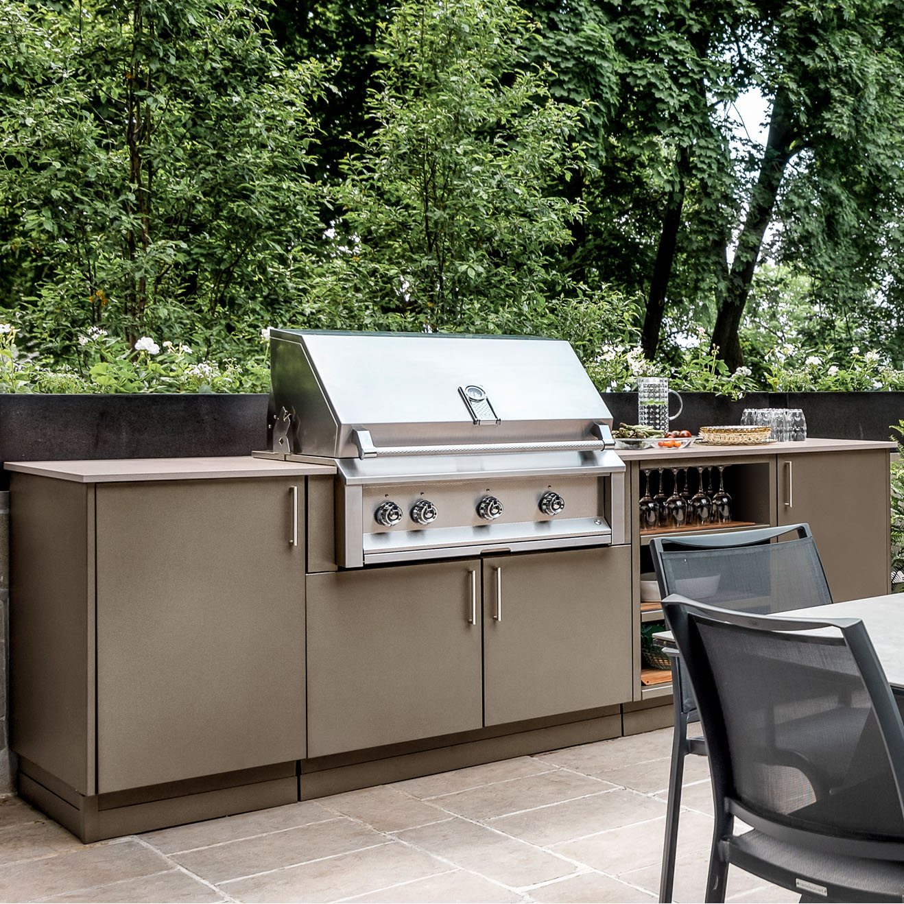 Outdoor kitchen clearance countertops ideas